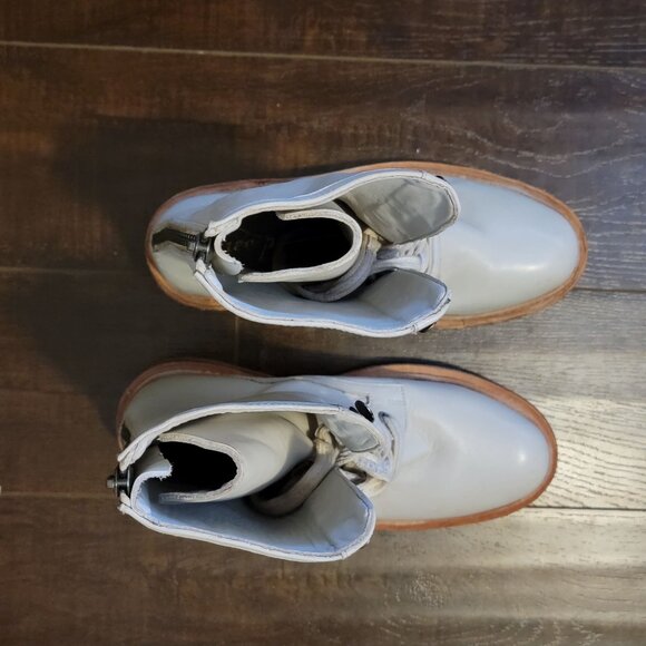 NEW Free People Santa Fe Lace up Boots Womens 8 Boho Cottagecore Y2K Rustic - Picture 2 of 9